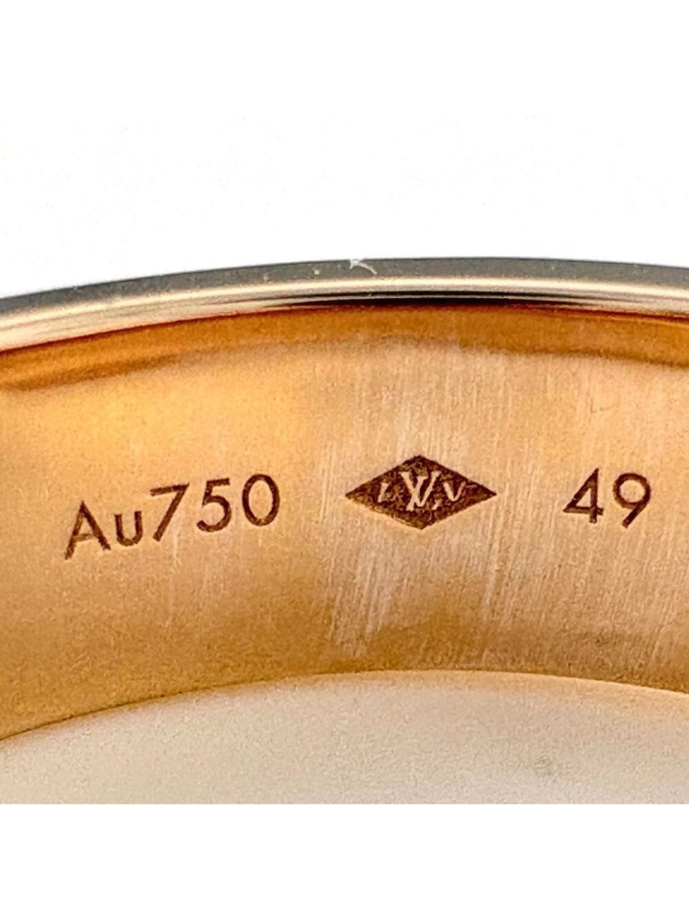 Louis Vuitton Bag Empreinte Ring PG Pink Gold Pave Diamond No 9 - Picture 7 of 8